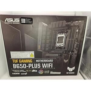 ASUS TUF GAMING B650-PLUS WIFI AMD B650 AM5 Ryzen™ Desktop 9000 8000 and 7000